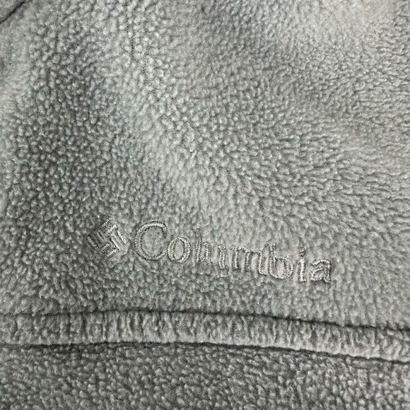 Columbia Girls Gray Fleece Full Zip size Medium 10/12 - Picture 7 of 7